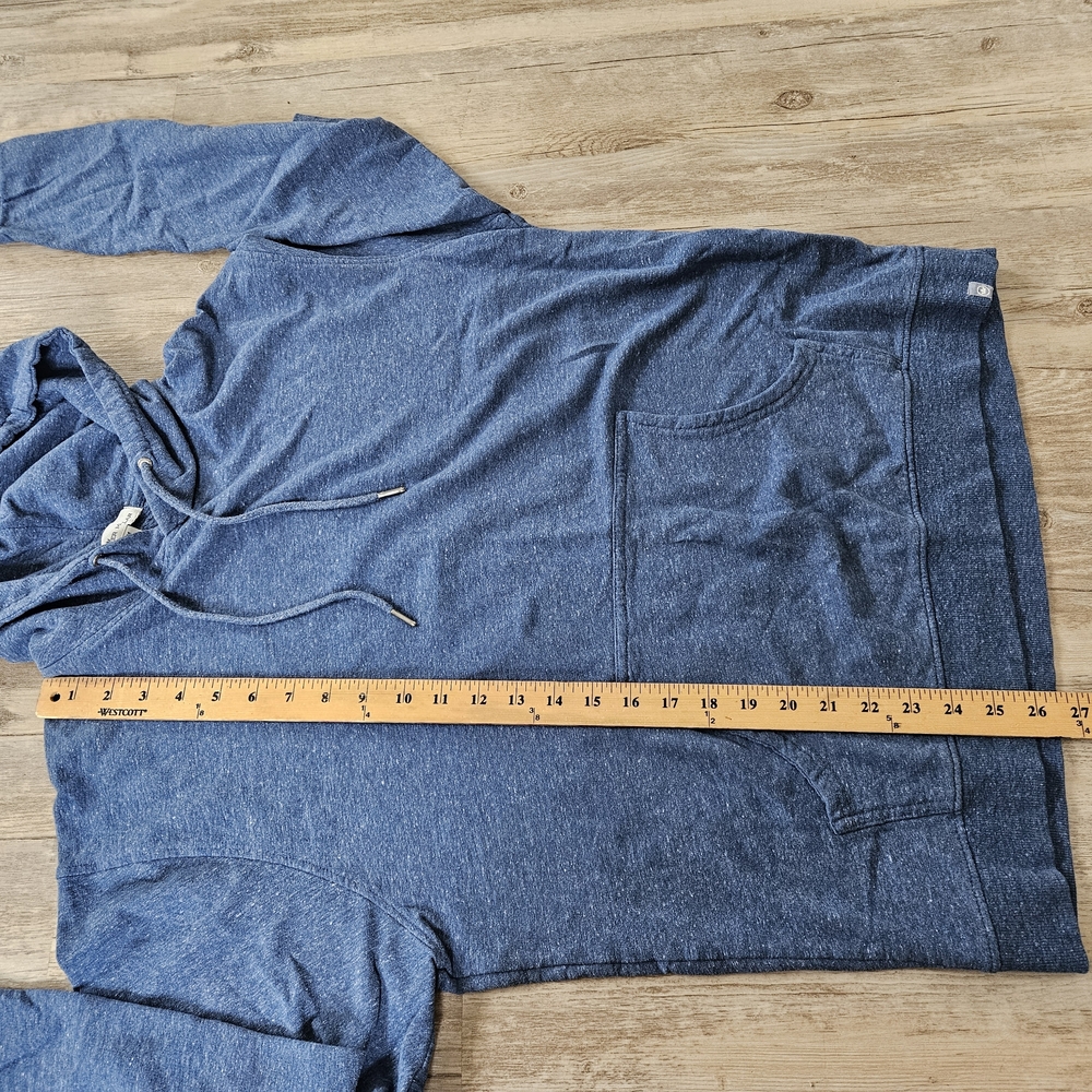 Peter Millar Men's Blue Pullover Drawstring Hoodi… - image 7